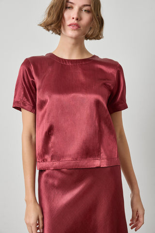 Slub Woven Darted Top