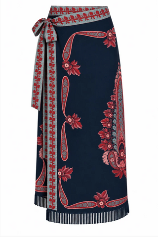 Wiley Wrap Skirt - Obscura