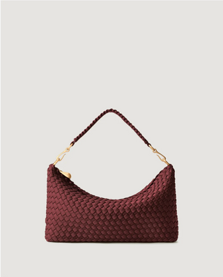 Porto Small Half Moon Bag - Bordeaux