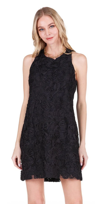 Soutache Dress - Black