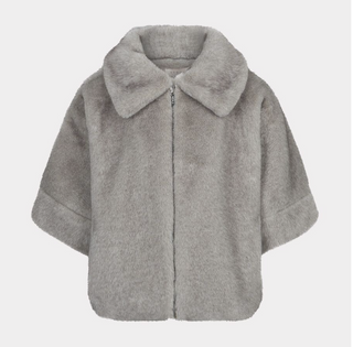 Poncho Faux Fur