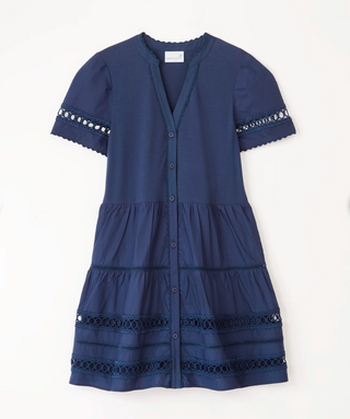 Eleni Mini Dress - Midnight Blue