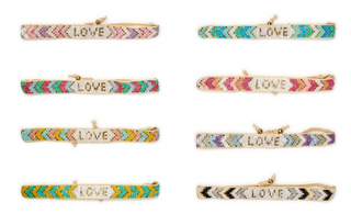 Hand Beaded Love Bracelet