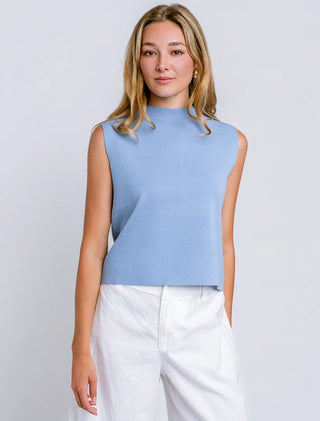 Betty Top - Coastal Blue