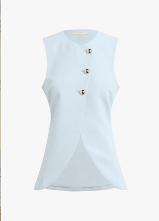 The Rachel Vest - Sky Blue