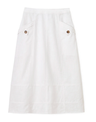 Alice Button Skirt