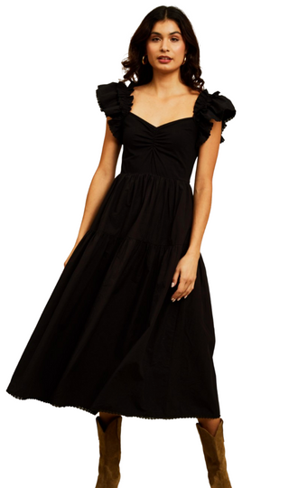 Susi Midi Dress - Black