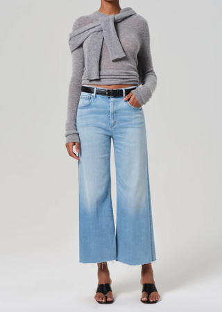Lyra Wide Leg Crop - Belmont