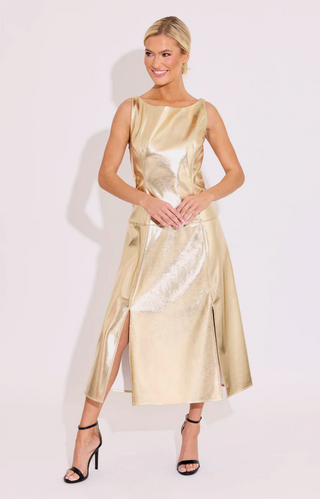 Selena Dress - Gold