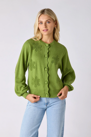 Colson Cardigan - Grass