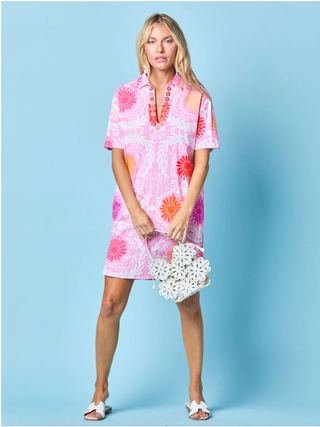 Rhodes Dress - Blush Jardin