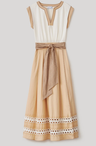 Isadora Midi Dress - Pebble