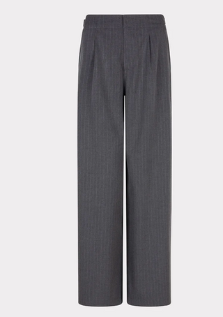 Trousers Pinstripe - Grey Melange