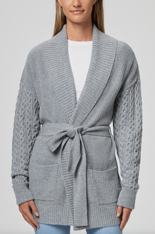 Emmaline Cardigan, Heather Grey