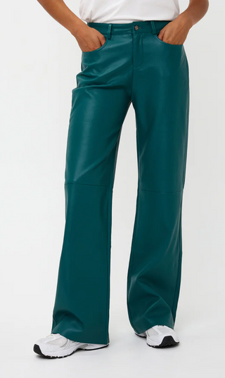 Trousers Wide Leg - Teal