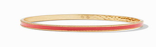 Marseille Bangle, Coral Enamel