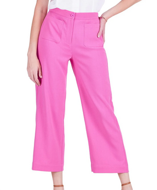 Pocket Crop Pant - Pink