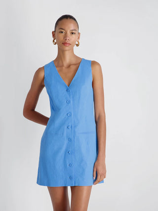 Aspen Linen Sleevelees Aline Dress