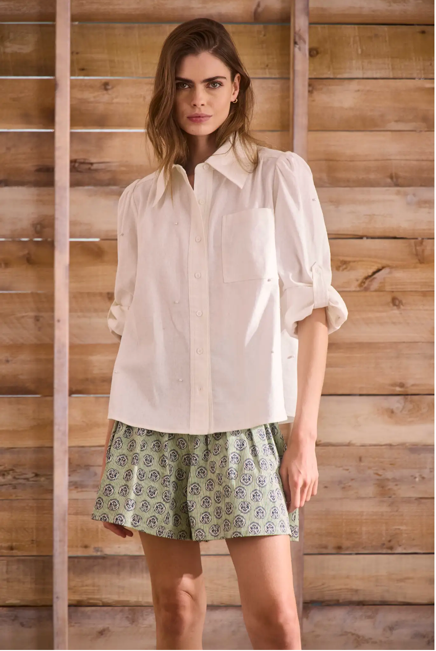jade dress shirt Rails | Mykonos Shirt - Jade | Premium Linen | Size L