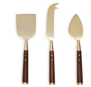 Acacia Wood Cheese Serving Knives