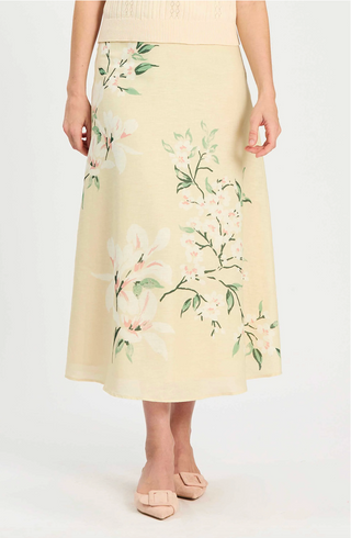 Valintina Starling Floral Skirt - Multi