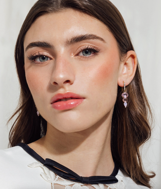 Kennedy Drop Earrings, Pink