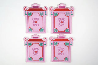 Pagoda Crak Dot Bam Cocktail Napkins
