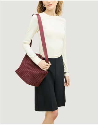 St. Barths Small Tote - Bordeaux