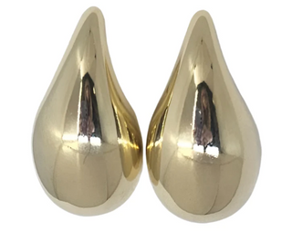 Petite Bubble Drops Studs - Shiny Gold