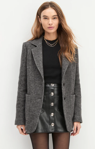The Mimi Mini Skirt - Raven