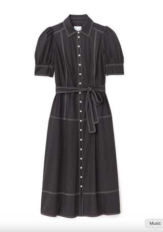 Francesca Midi Dress - Noir