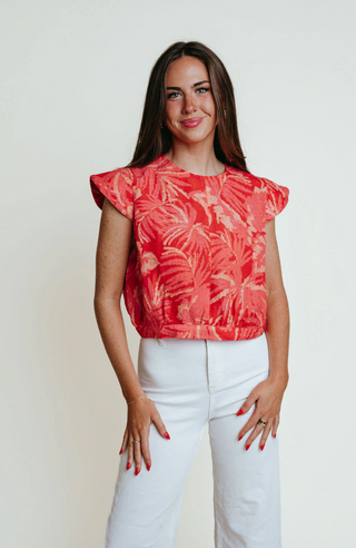 Fair Blouse - Pink Cabana