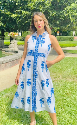 Windsor Midi - Lily Buta Blue