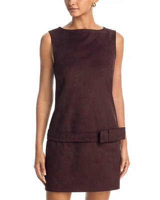 Fern Faux Suede Mini Dress