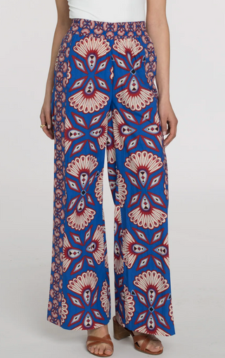 Sutton Pant - Sapphire Feather